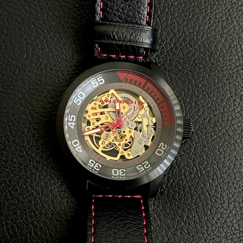 Rare Like New Unworn Android Automatic Skeleton M… - image 2